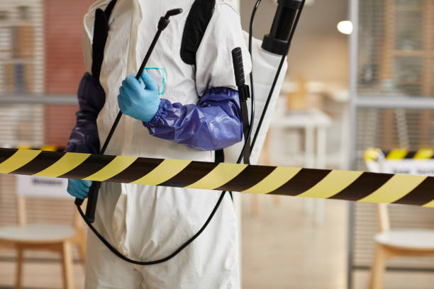 Professional Biohazard Cleanup technician working in Cocoa, FL
